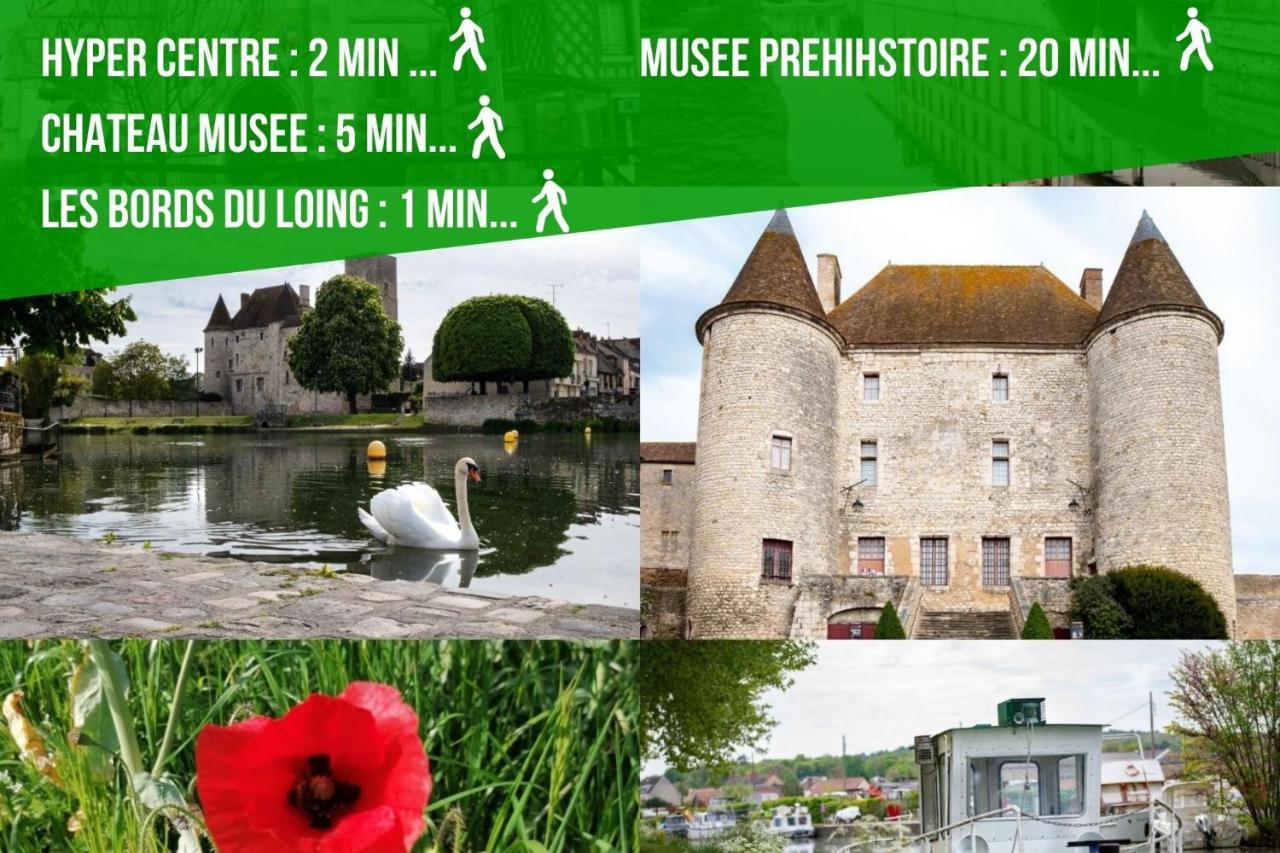 L'Escale Nemourienne Nemours Exterior foto